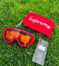 Supreme x Smith Snowboard Ski Goggles Red FW15 Colorway Limited Edition 2026