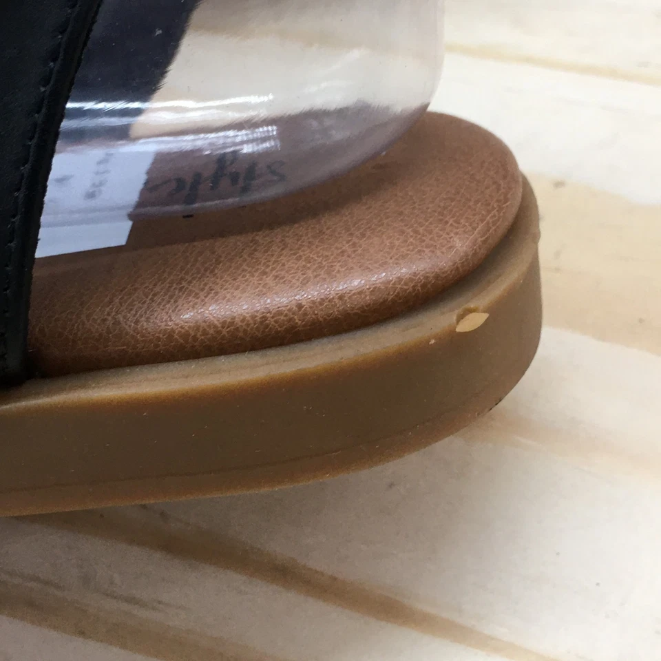 Sandalias Style & Co para mujer 9 M Cairro Gladiador negras imitación cuero informales NUEVAS Foto 3 de 4