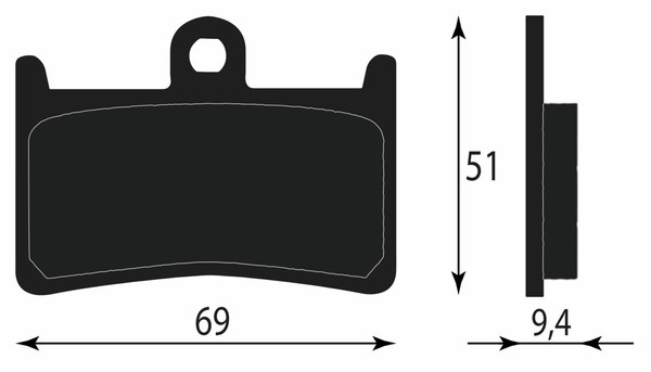 BremsbelÄGe Vorne 4XVW004500 Yamaha YZF 600 R Thundercat 1996 1997-image