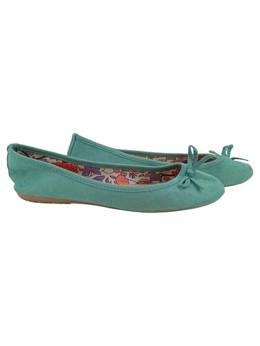 Ballerines Cuir Turquoise Lune Et L'Autre - Pointure 36 - Occasion Très Bon État