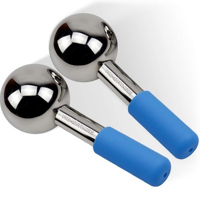 Ice Globes for Facials | Unbreakable Steel Cooling Roller | Cryo Sticks for F...