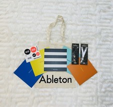 Ableton PROMO SET 1 Black 1 White Lanyard, Bag, 5 Mouse Pads, Stickers