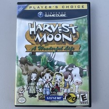 Harvest Moon A Wonderful Life Nintendo GameCube CASE ONLY - NO GAME