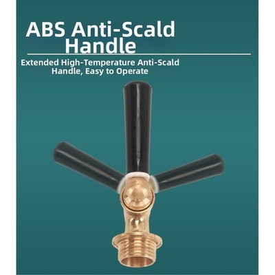 4/6 point brass ABS insulated bucket faucet for milk tea and soy milk containers