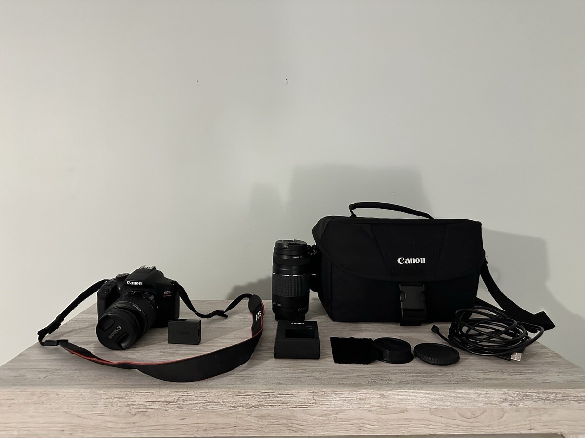 Canon EOS Rebel T6 DS126621 18MP 1080p Digital SLR Camera With Bag