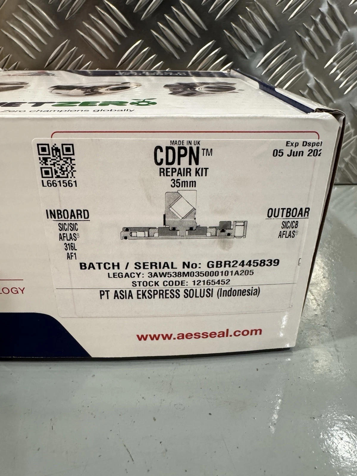 AESSEAL Netzero CDPN Repair Kit 35mm 12165452 Brand New 2