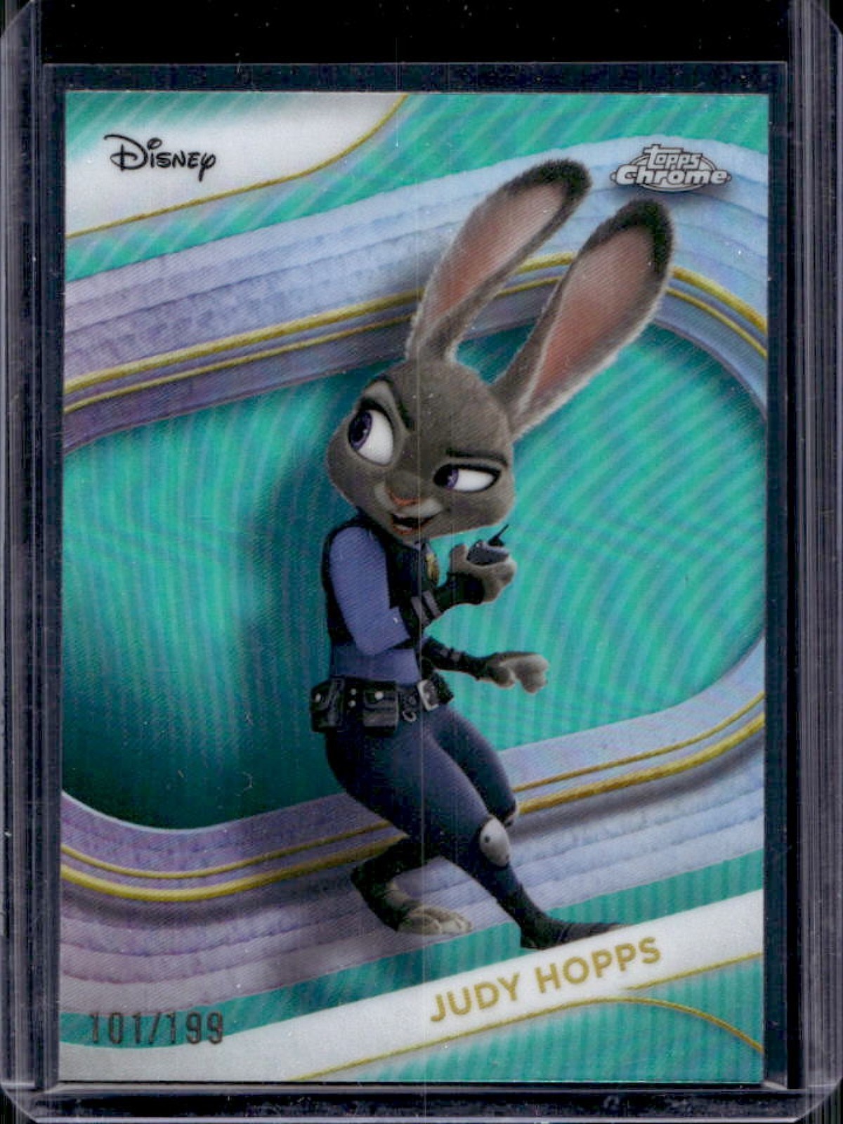 Judy Hopps 2025 Topps Chrome Disney #168 Aqua Refractor /199 Price