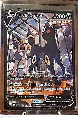 Umbreon V TG22/TG30 Brilliant Stars FA Pokemon Card Trainer Gallery NM