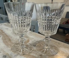 PAIR OF TIFFIN FRANCISCAN SURREY WATER GOBLETS 6" TALL