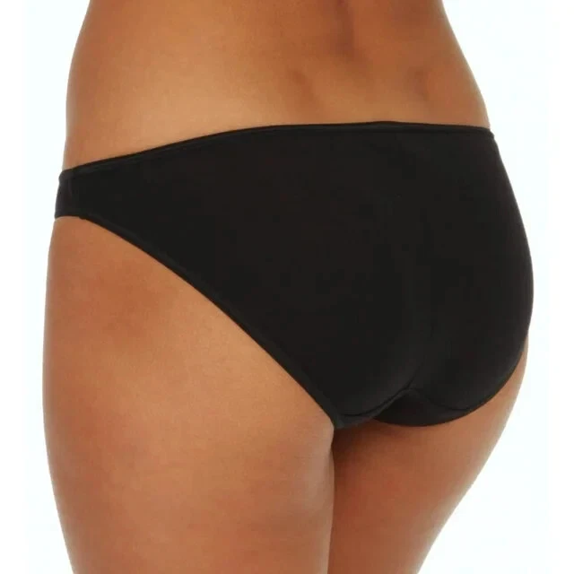 2 PR Felina So Smooth Modal Bikini de tiro bajo Sin líneas de panty visibles Negro XL (F1) Foto 2 de 3