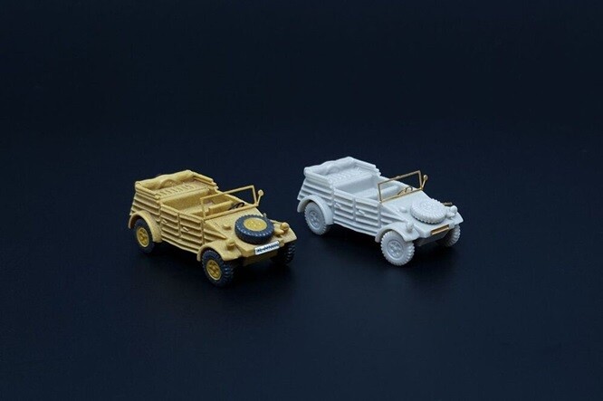 Brengun BRS144052 - 1/144 Kubelwagen (2pcs) - New