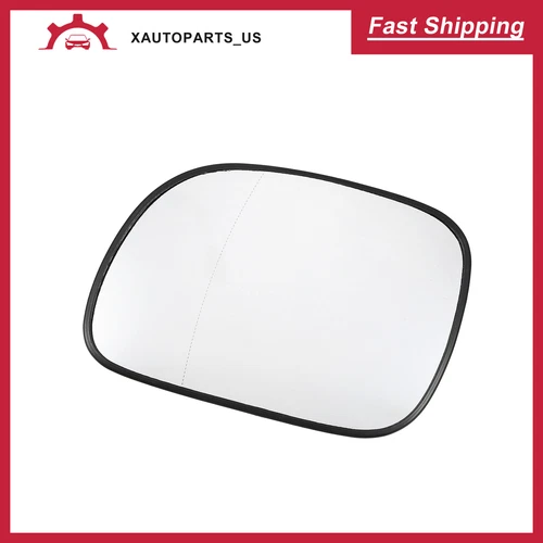 Car Rearview Left Side Heated Mirror Glass for Dodge Caravan 2001-2007 - 1Pcs