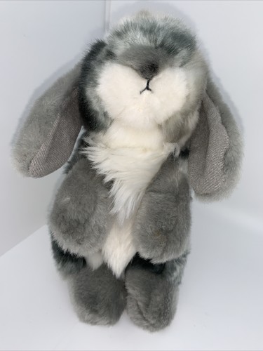 Karstadt Plüschtier Stofftier Kuscheltier Weiß Grau Puschel Auge Hase Schwarz - 第 1/9 張圖片