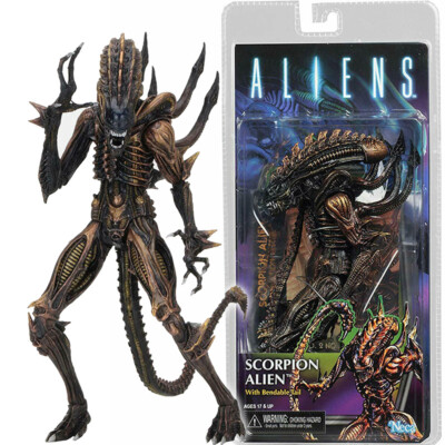 NECA Scorpion Alien w Bendable Tail 7'' Action Figure Series 13 Aliens Collection