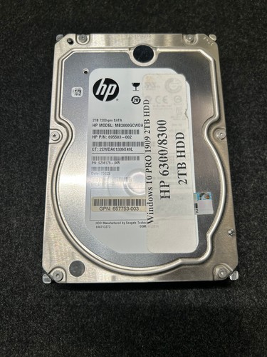 HP 2TB,Internal,7200 RPM,3.5 inch (MB2000GCWDA) Hard Disk Drive