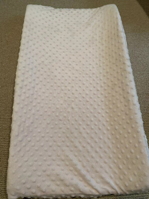 Baby Girl Boppy Brand Pink Minky Dot Changing Diaper Pad Cover 