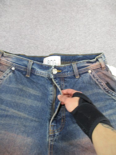 BDG By Urban Outfitters Jeans Mens Small Dark Wash Denim Barrel Leg NEW - Picture 3 of 13