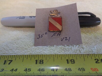 35th Field Artillery V21 Unit Crest, DI, DUI (DRAW#X16)