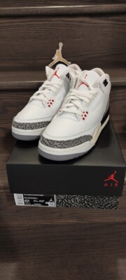 Size 6.5 - Jordan 3 Retro Mid White Cement Reimagined for sale