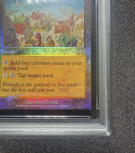 PSA 9 FOIL RISHADAN PORT LP - Mercadian Masques GRADED RARE HTF - Picture 5 of 10