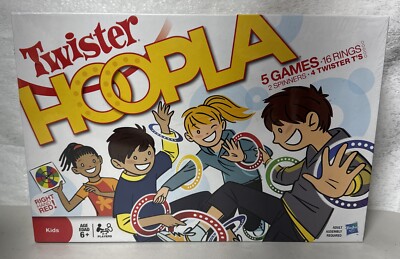 NEW Twister Hoopla 5 Games Factory Sealed Box Hoops Game Hasbro New