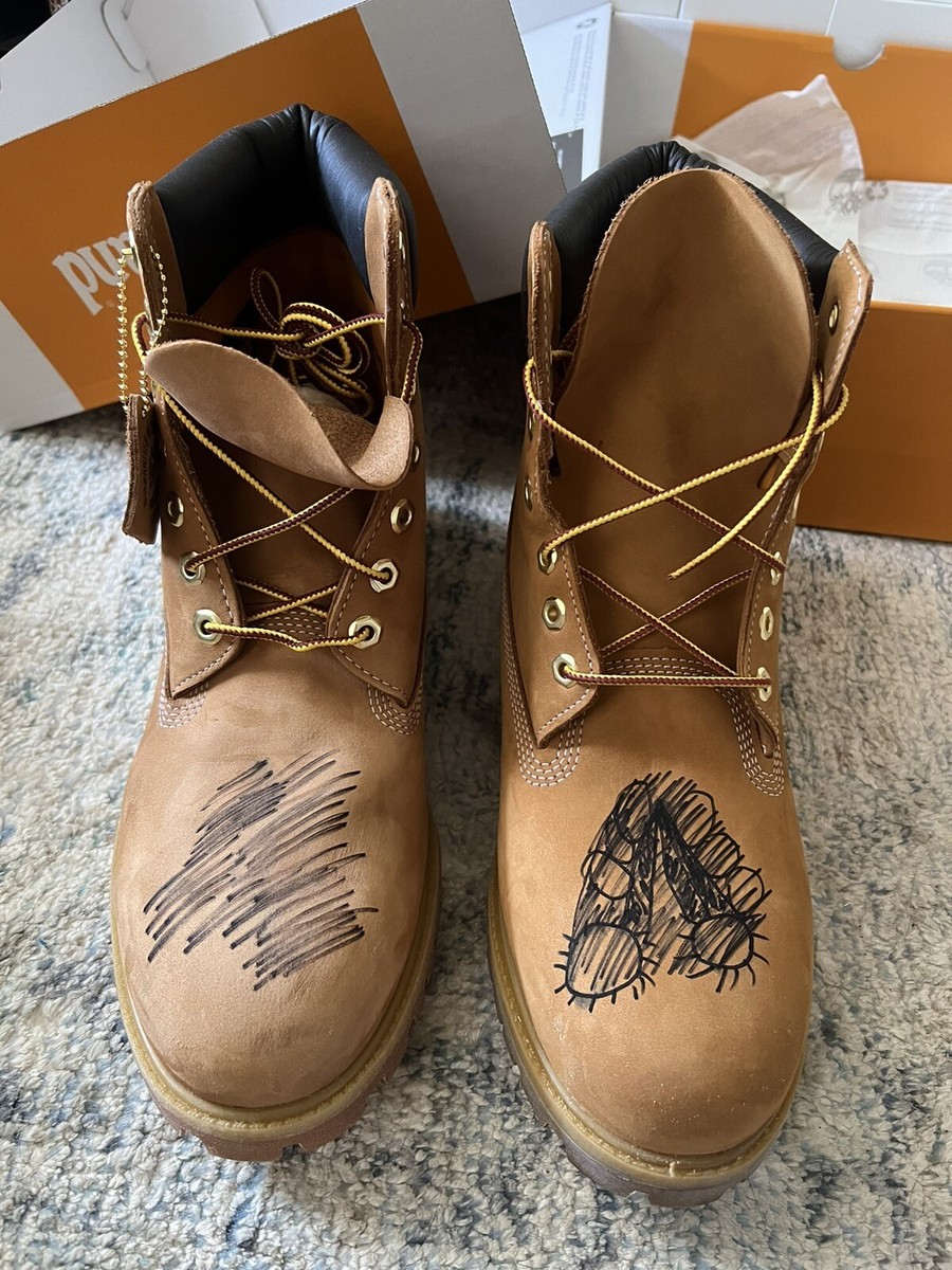 New timberland premium 6-inch waterproof boots wheat Nubuck. Size 