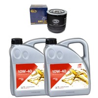 MotoröL Set MotoröL Febi SAE 10W-40 8 Liter + ÖLfilter FüR Toyota Hiace IV 2.5