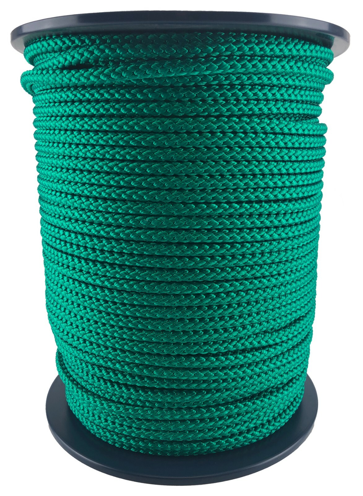 Cuerda de polipropileno verde de 8 mm trenzada línea de polietileno vela