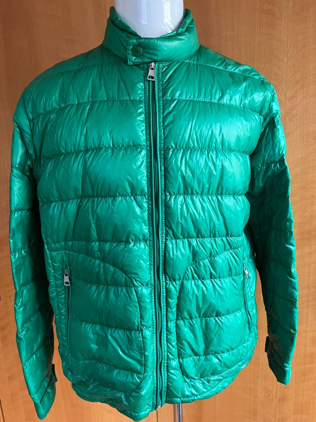 Moncler "Acorus" Lightweight Down Jacket - Green - Size 4 / L - RRP £860.00