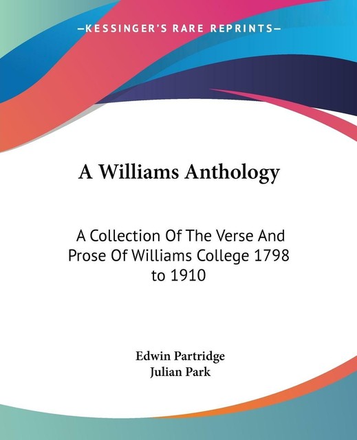 A Williams Anthology von Edwin Partridge (2004, Taschenbuch) online ...