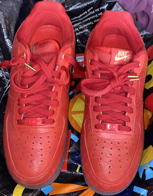 NIKE AIR FORCE 1 COMFORT LUX LOW UNIVERSITY RED/ UNIVERSITY RED