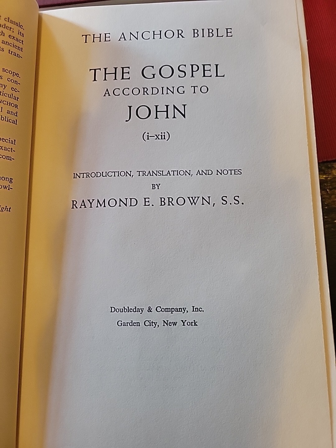 Lot 4 The Anchor Bible Commentary Doubleday Old & New Testament 1st Ed