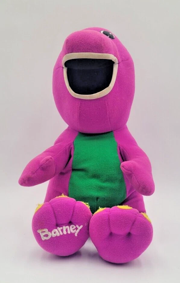 Juguete de peluche de dinosaurio Playskool Talking Barney de colección 1992 Lyons Group 71245 en muy buen estado Foto 2 de 4