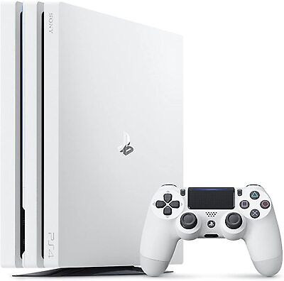 Playstation4 Pro Ps4 Console Glacier White 1tb Cuh-7000bb02 Amazon