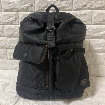 #ad Porter Yoshida amp; Co Tanker black backpack bag Drawstring Bag $158.00