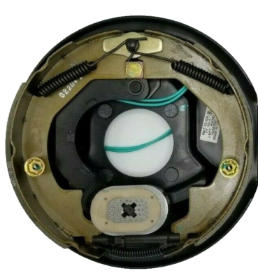 #ad #ad Left Side Trailer Electric Brake Backing Plate 3500 Axle 10quot; x 2.25quot; Shoe Axel $56.18