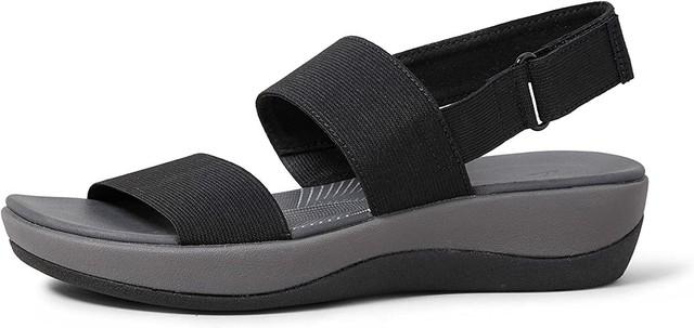 clarks women's arla jacory wedge sandal