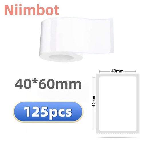 Niimbot B21/B1/B3S Thermal Label Sticker Paper Printable White 20-50Mm Width - Picture 12 of 21