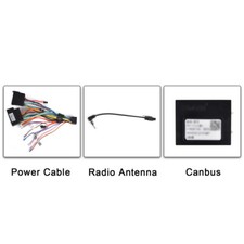 Für VW Android Autoradio Kabelbaum 36/40 PIN Adapter Stecker mit Canbus Decoder