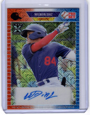 WILMAN DIAZ 2021 LEAF PRO SET METAL BASEBALL XRC ROOKIE AUTO /3