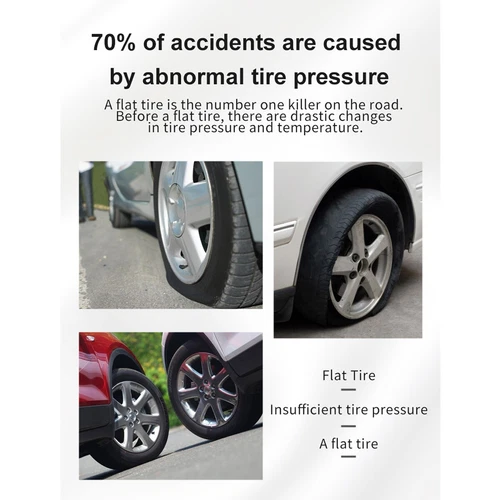 Wireless Solar TPMS LCD Car Tire Pressure Monitoring System + 6 External Sensors - Picture 11 of 16