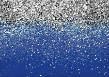 7X5ft Blue and Silver Backdrop Birthday Backdrop Silver Spots Bokeh Backdrop ...