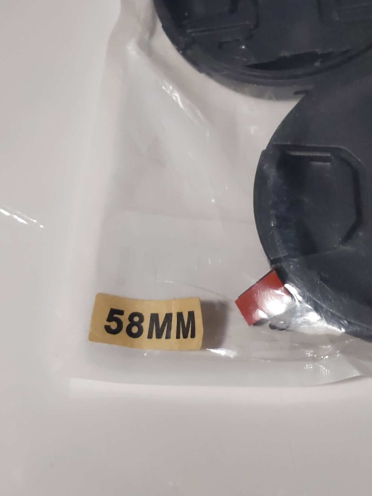 New 2 Pack JJC 58MM Front Lens Cap Cover Canon Nikon Kiwi Fotos Brand Black