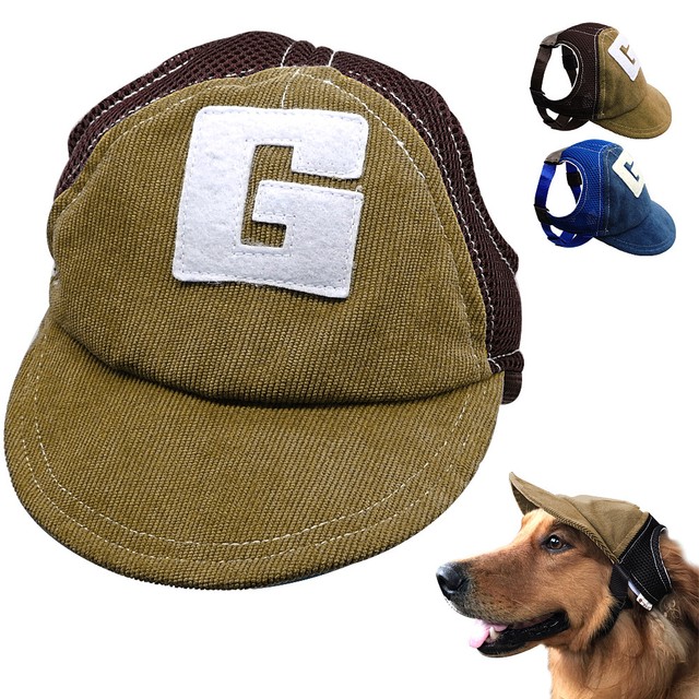 Breathable Hat for Dogs Small Large Pets Summer Baseball Sun Cap With