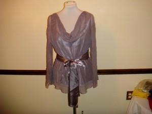 silk sheer blouse