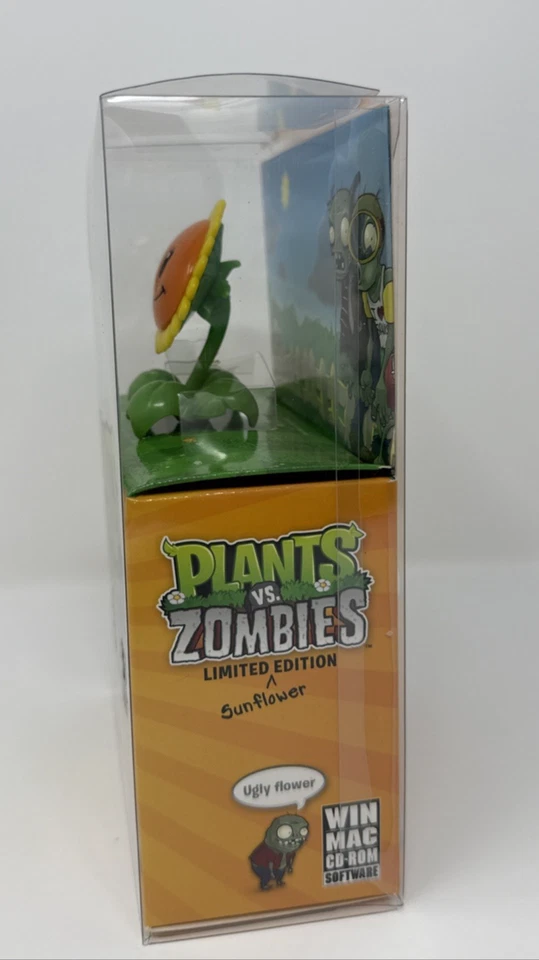 Plants vs Zombies Limited Sunflower Edition PC Game + Toy Figure NEW Sealed - Image 3 of 4