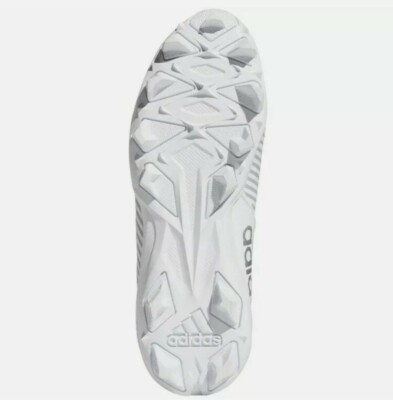 Adidas‎ Men\'s Freak MD 20 Football Cleats FW3576 White Silver Metallic Sz 9 NEW Adidas® Freak MD 20 Football Cleats White & Metallic  main image 3