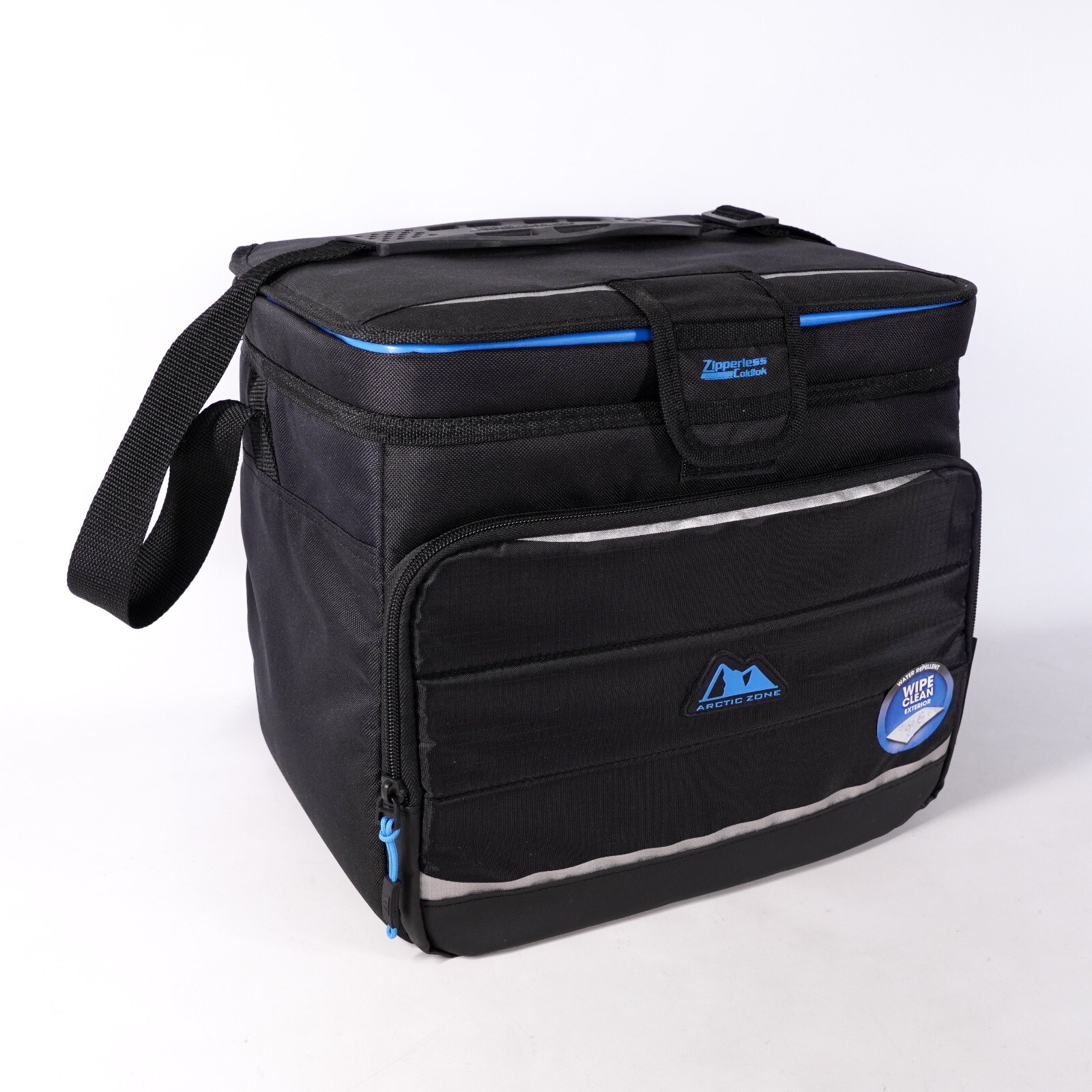 Arctic Zone Lunch Box Cooler Zipperless Coldlok Cooler Ice Chest w/ Strap Black eBay