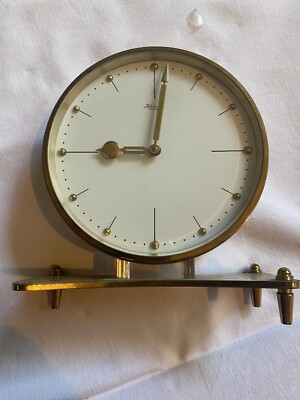 Kienzle Tischuhr - Kaminuhr Art Deco Messing  Vintage, 1960er