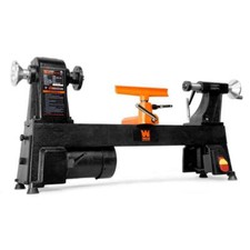 Benchtop Wood Lathe 4.5 Amp 12 in. x 18 in. 5 Speed MT2 Spindle Tailstock Taper
